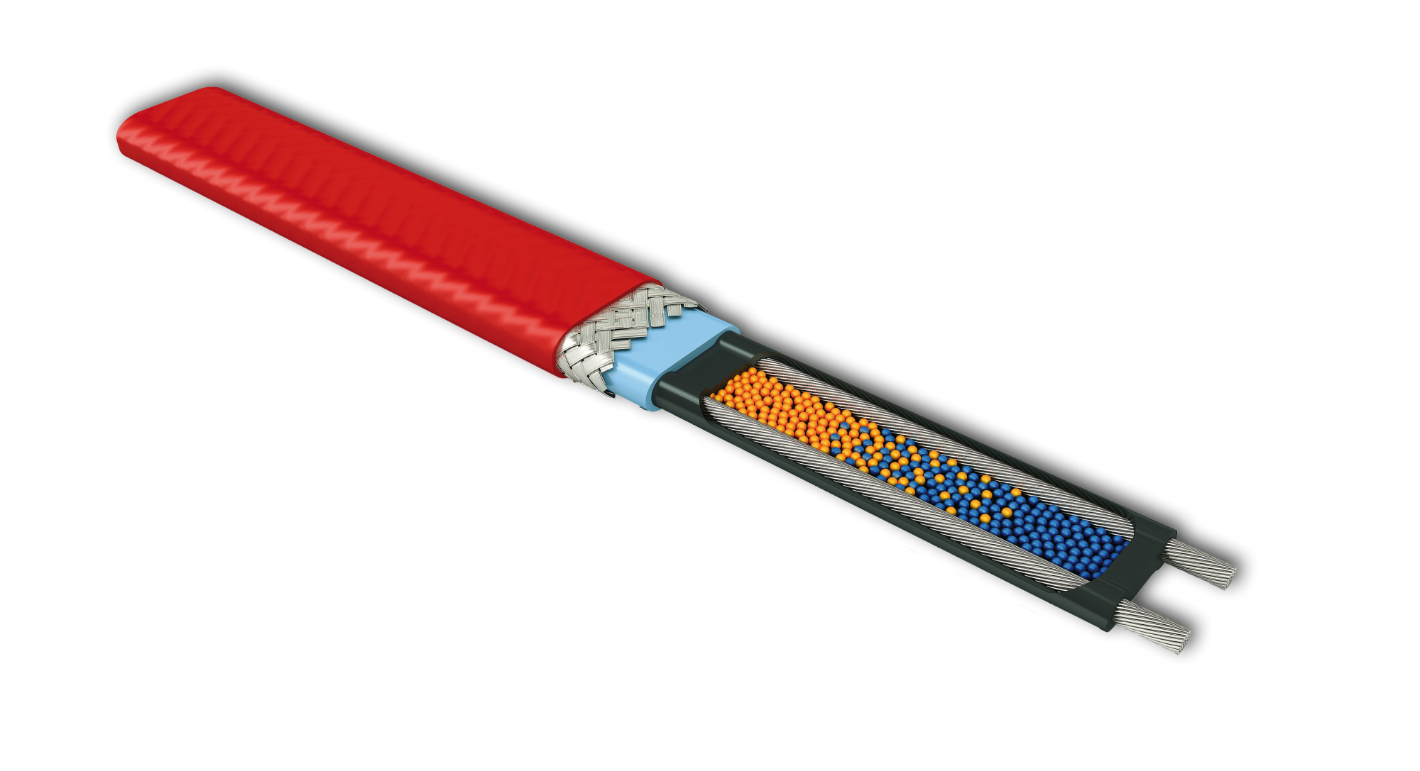 Греющий кабель для обогрева трубы MICRO E&S Tec саморегулирующийся 10-2CR